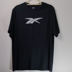 Reebok Men's Black Tee with Logo